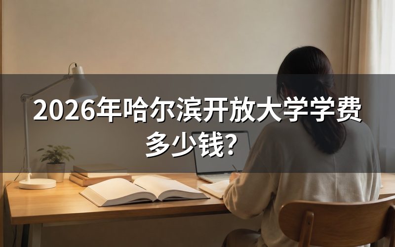 2026年哈尔滨开放大学学费具体怎么算?