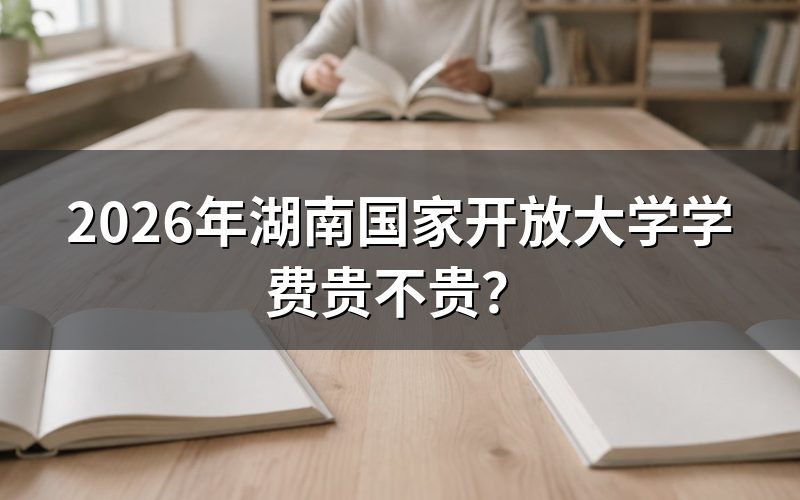 湖南国家开放大学学费具体是多少?
