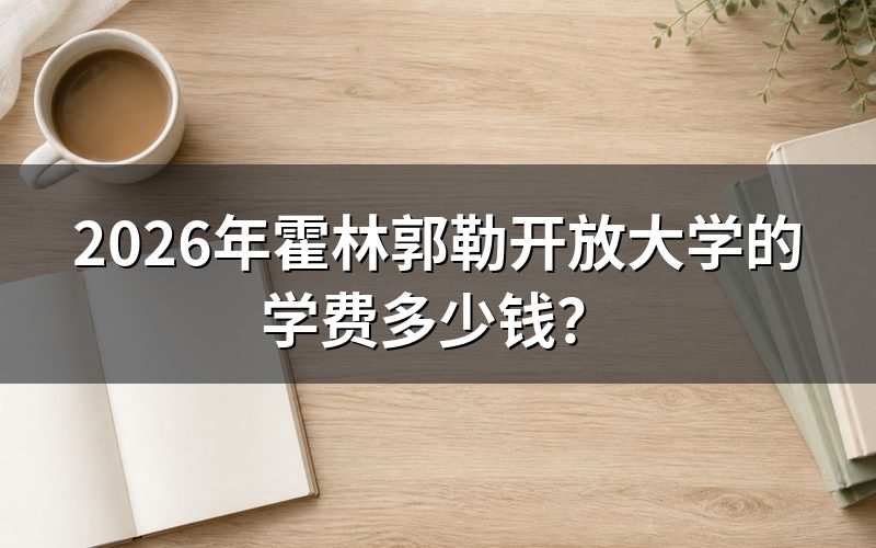 2026年霍林郭勒开放大学的学费具体怎么计算？