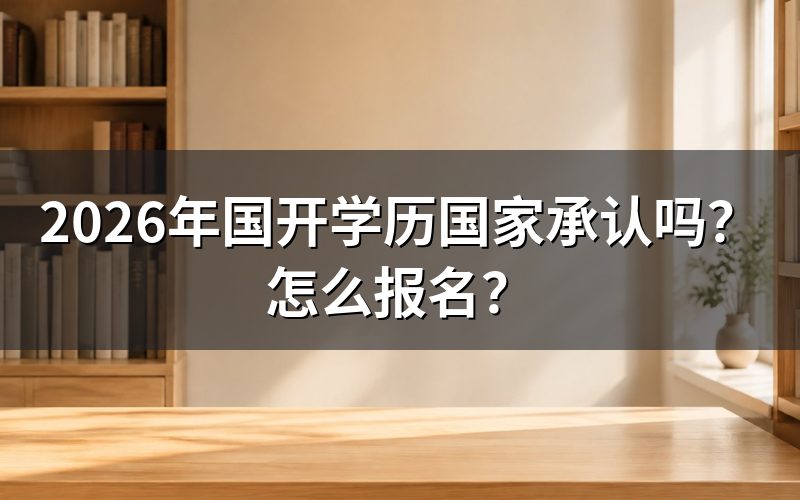 开放教育怎么报名？