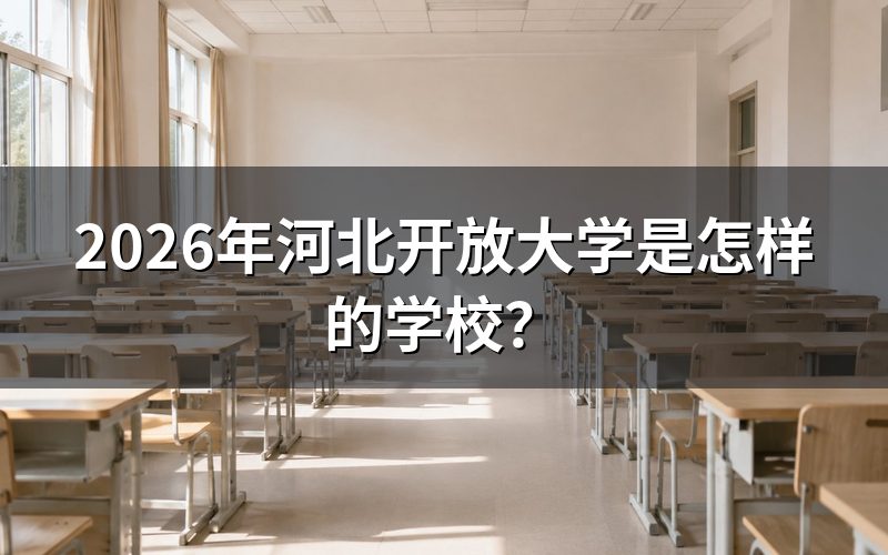 河北开放大学的报名条件是什么?