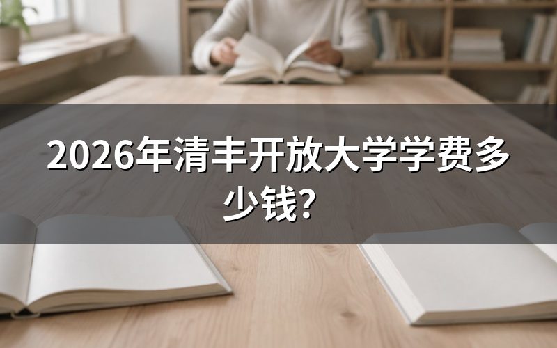 清丰开放大学学费具体怎么算?
