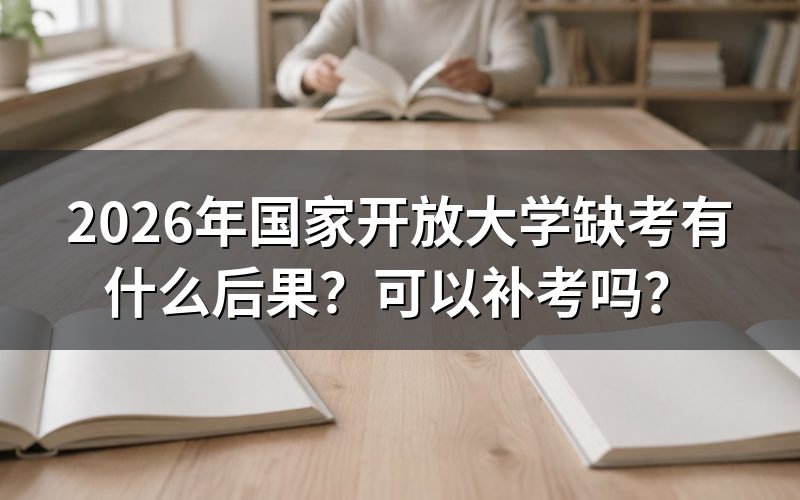 缺考后会有哪些具体影响？