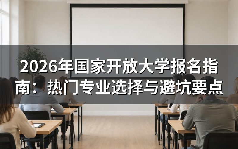 国家开放大学报名需要满足什么条件？