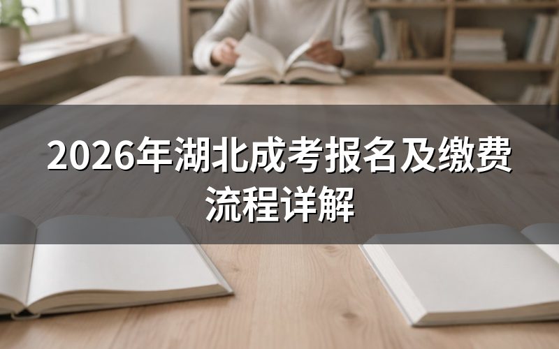 湖北成考报名步骤