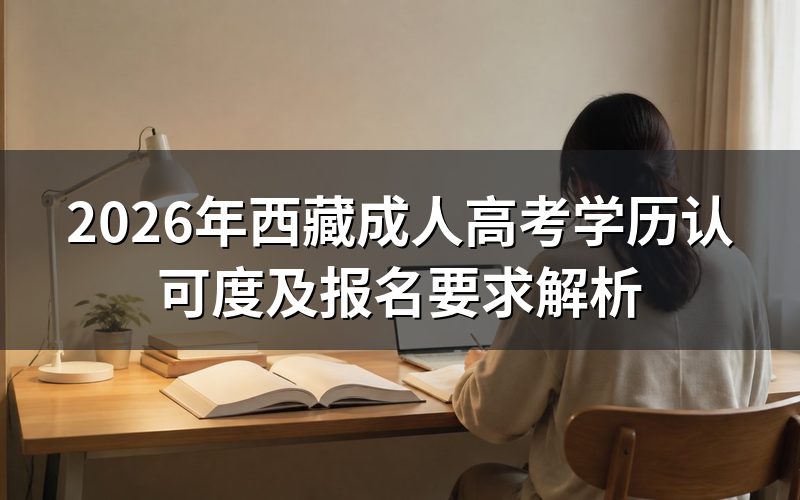 西藏成人高考学历社会认可度