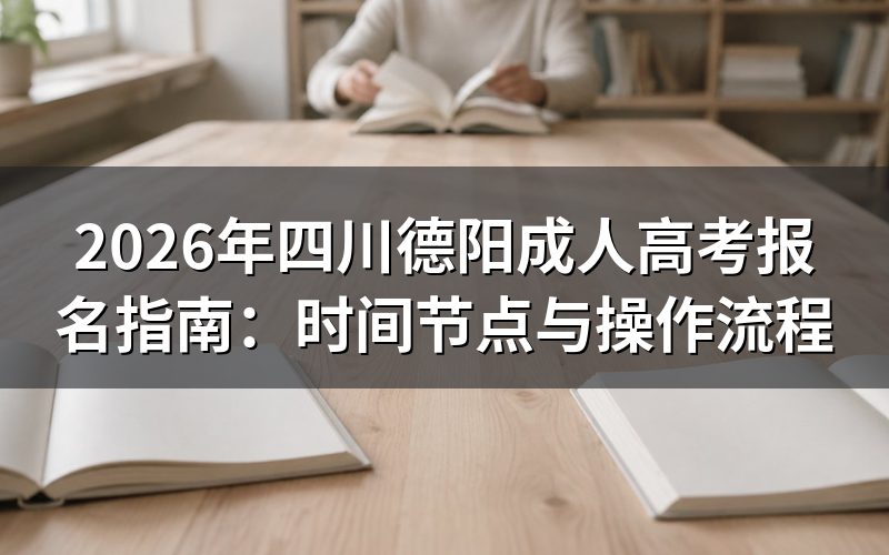 2026年成考报名时间安排