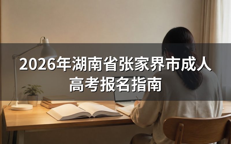 2026年湖南成考报名时间