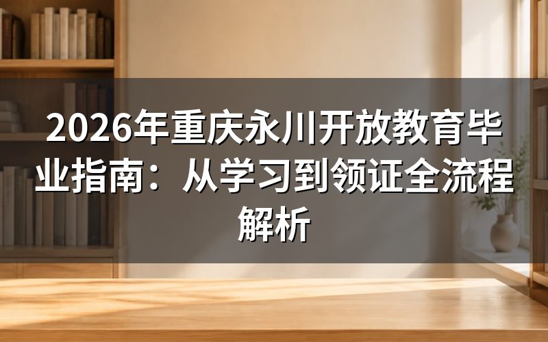 国家开放大学永川分校毕业审核流程
