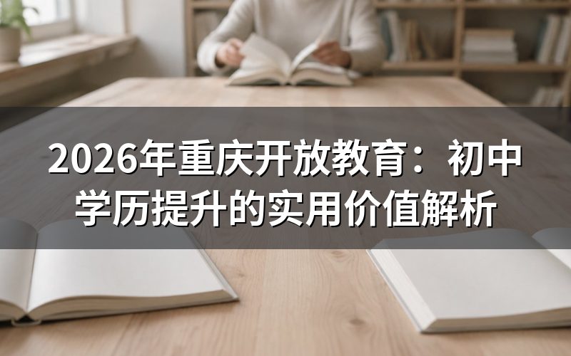 国家开放大学学历的核心价值
