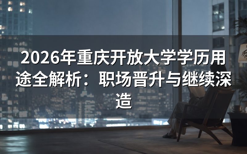国家开放大学学历的法律效力