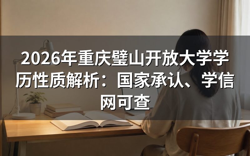 重庆璧山开放大学学历性质