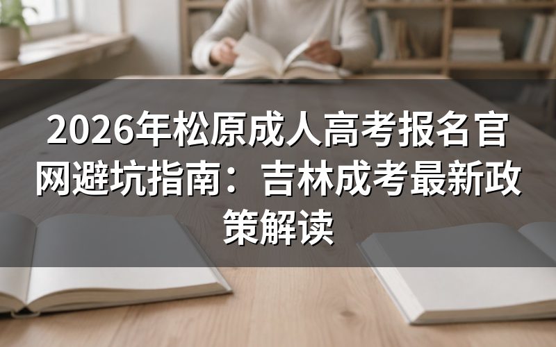 2026年吉林成考报名资格风险评估