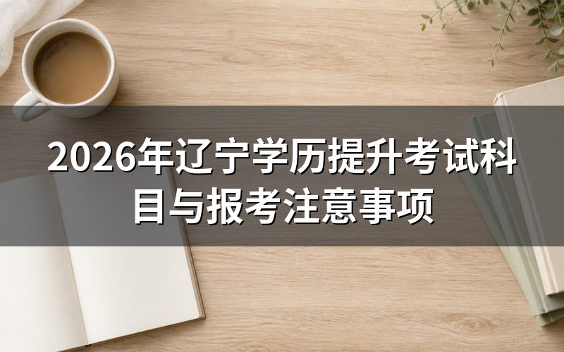 2026年辽宁学历提升报考注意事项