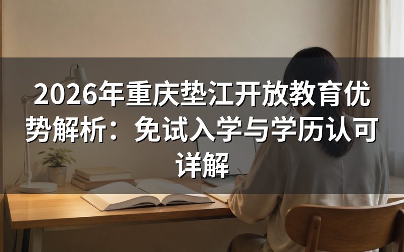 重庆开放教育核心优势