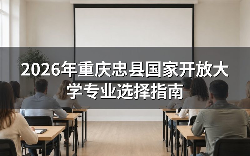 忠县国家开放大学专业设置
