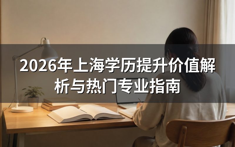 学历提升的核心价值