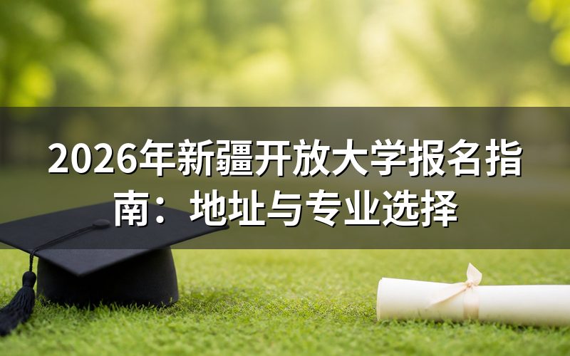 新疆开放大学校区位置