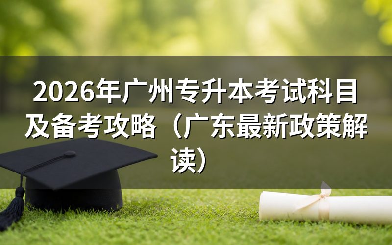 官方政策规定的考试科目