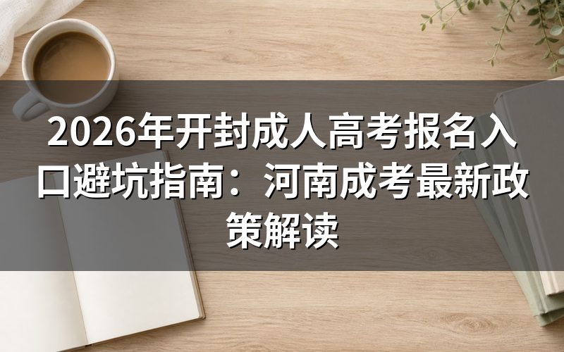 2026年河南成考报名资格风险评估