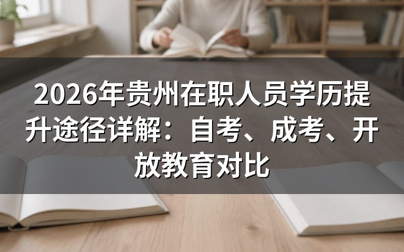 贵州在职人员学历提升的必要性