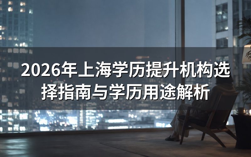 如何选择正规学历提升机构