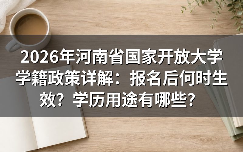 国家开放大学学籍管理政策