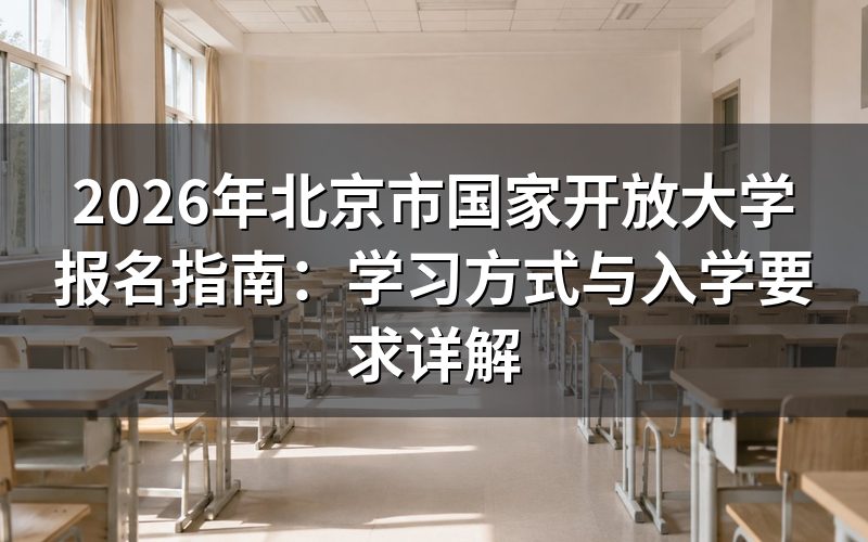 国家开放大学学习模式