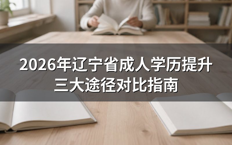 辽宁省成人学历提升方式概览