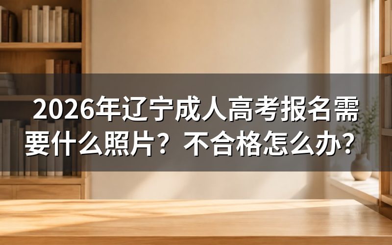 2026年辽宁成人高考报名照片要求