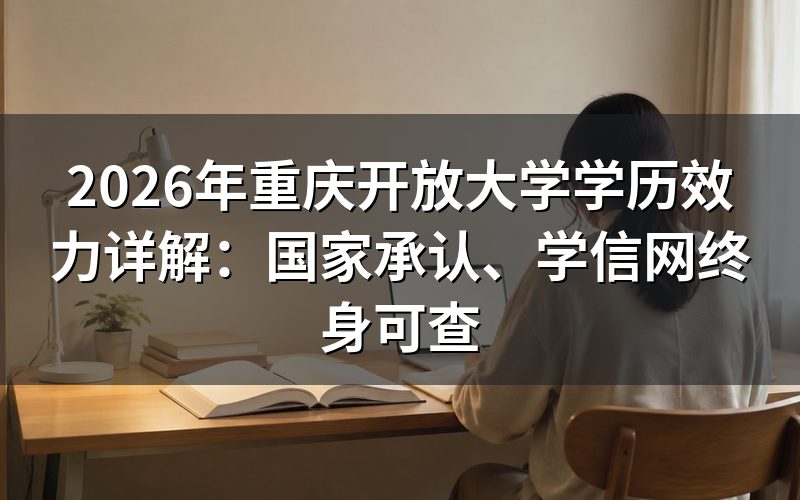 重庆开放大学学历的法律效力