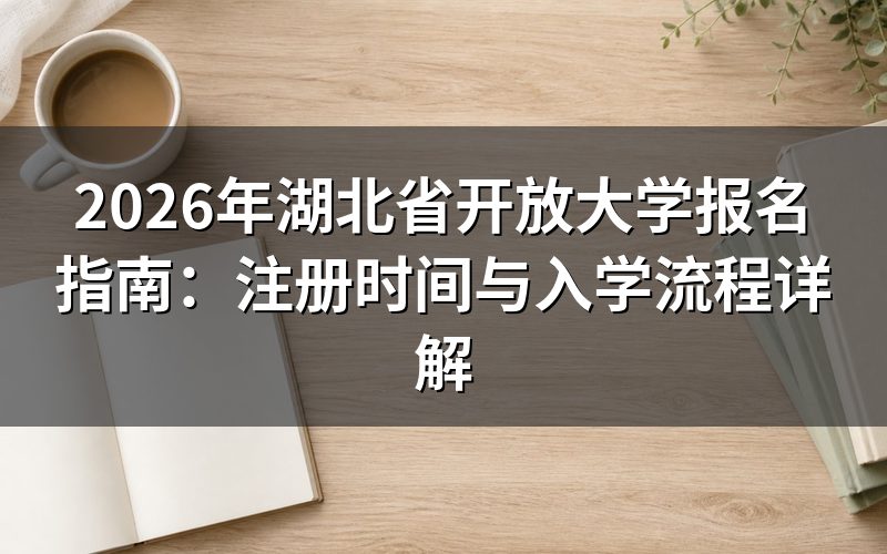 2026年湖北开放教育招生安排
