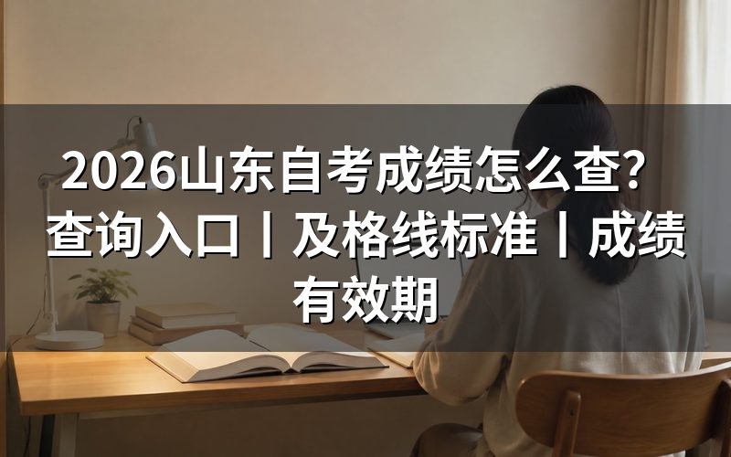 一、2026山东自考成绩查询入口在哪里?