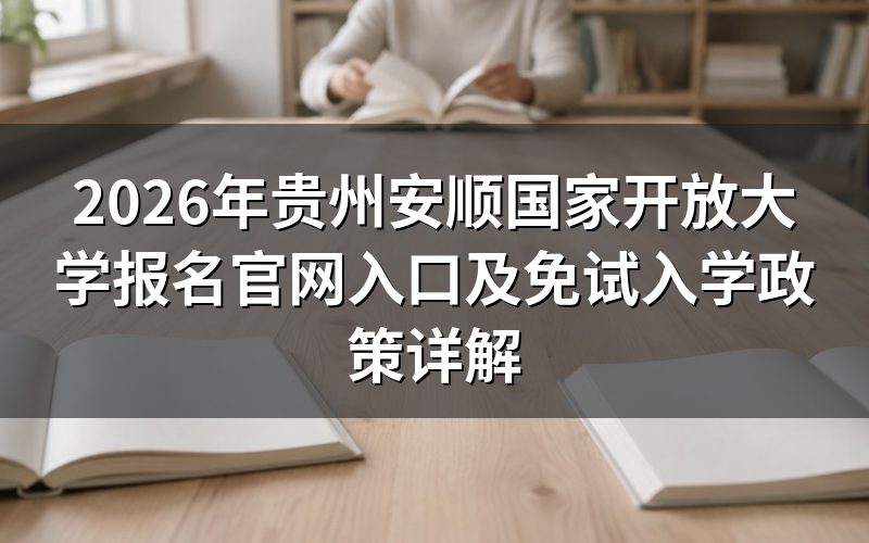 2026年安顺国家开放大学报名避坑指南:警惕3大常见误区