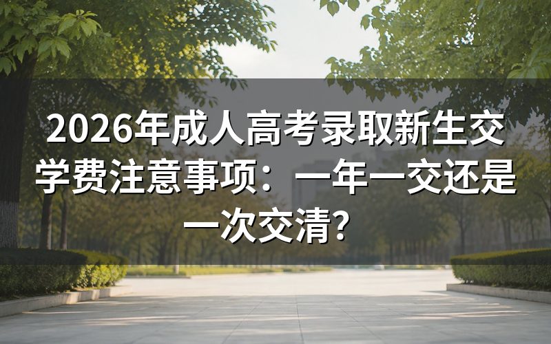 机构要求一次交清学费,靠谱吗?