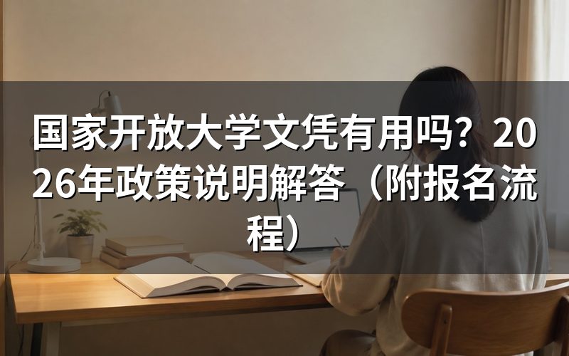 国家开放大学是什么性质的学校？