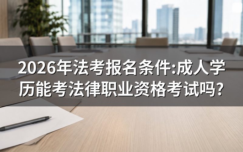 2026年法考报名时间和考试安排