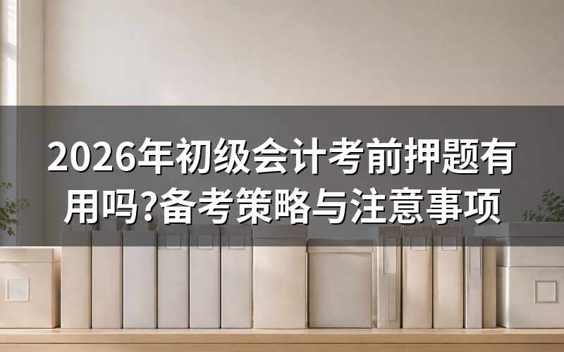 考前押题和预测的作用与局限