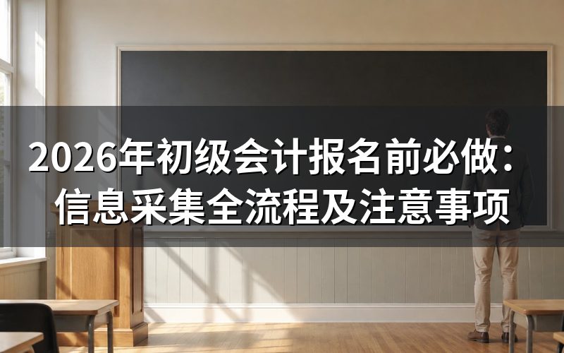 什么是会计人员信息采集?