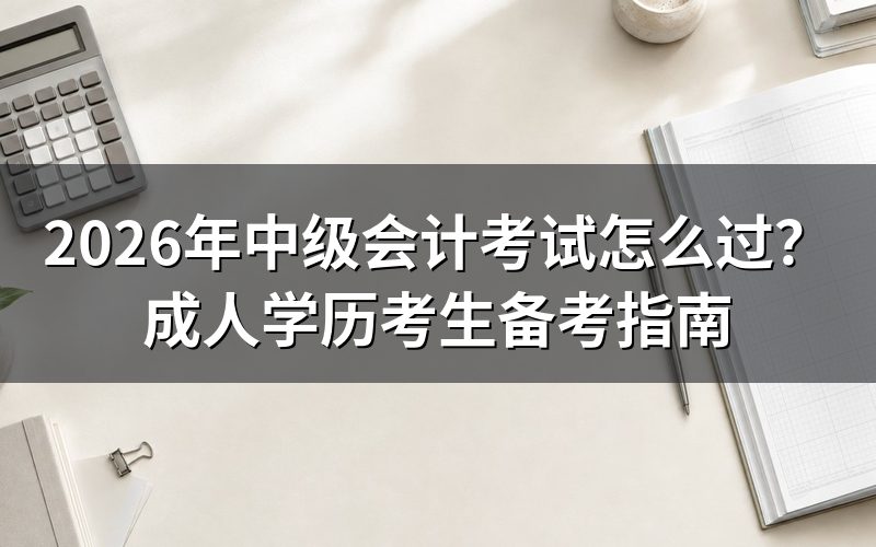 中级会计考试报名条件是什么？