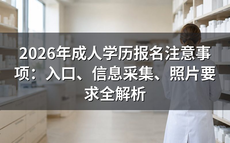 2026年成人学历报名官方入口是什么?