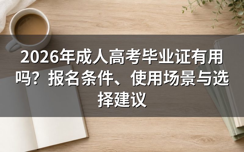 成人高考毕业证的法律效力