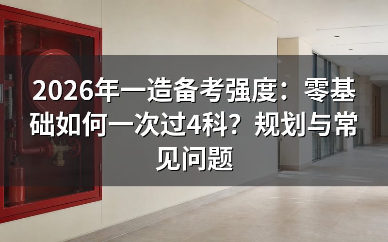 一造备考需要多大强度?