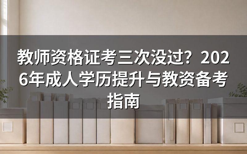 教师资格证真的是当老师的主要门槛吗?
