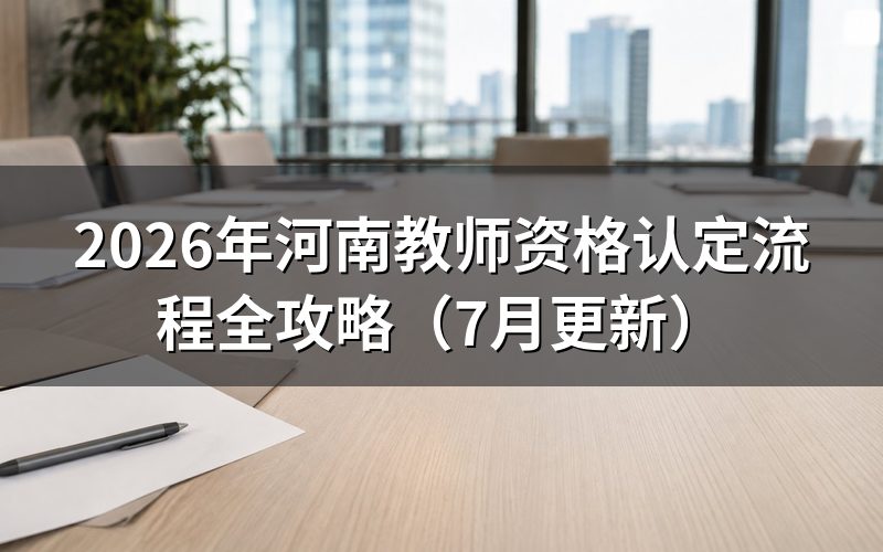 教资认定什么时候开始?