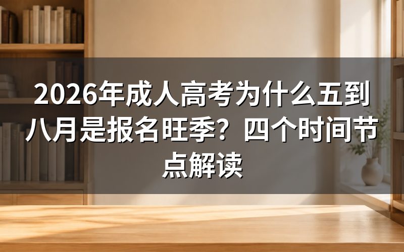 八月底是成人高考网上报名截止期限