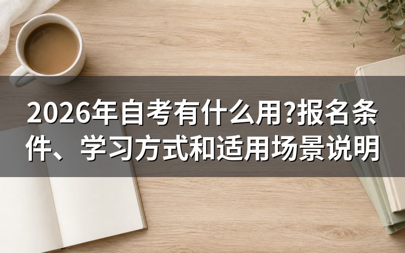 自考学历的法律效力和认可范围