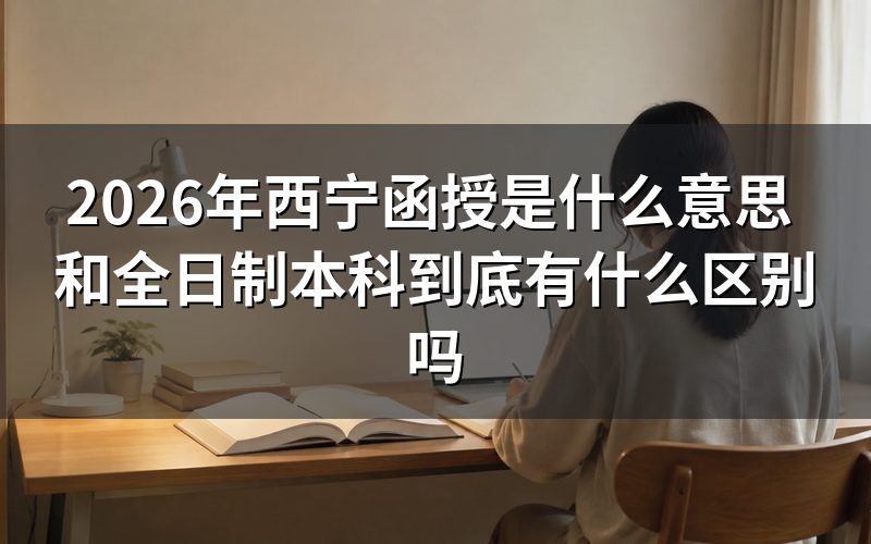 函授和全日制本科在学习方式上有什么不同