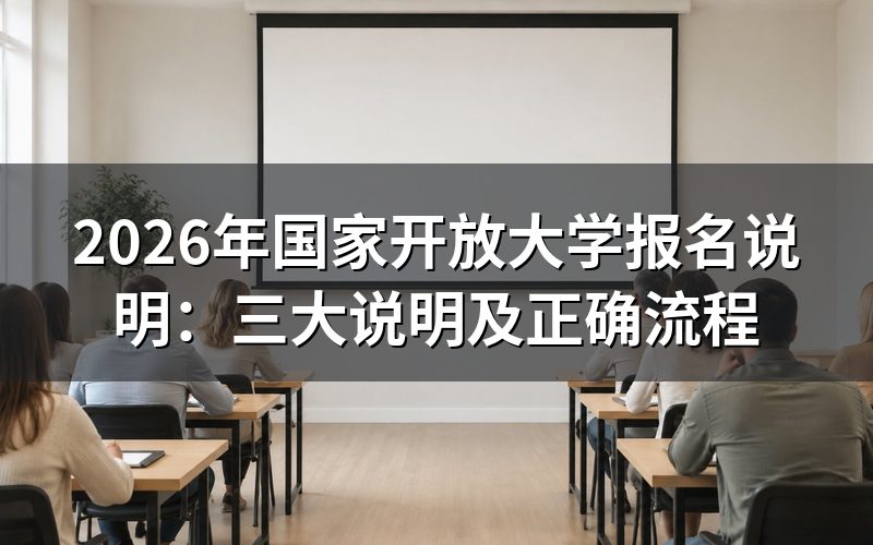 一、国家开放大学是什么？
