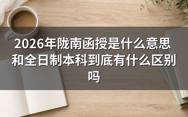 陇南函授具体是什么学习形式